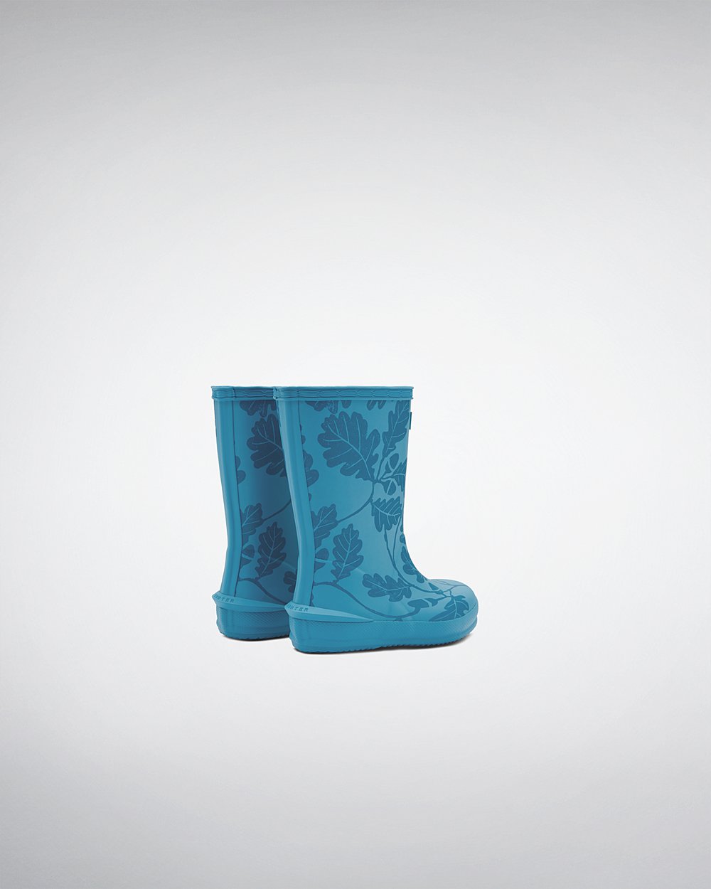 Bottes de Pluie Hunter Original First National Trust Print Enfant Bleu WXHSAZY-37